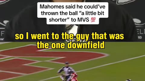 Mahomes has no regrets after the potential game-winning dropped pass