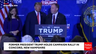 Full Trump Rips Haley And DeSantis At Campaign Rally Featuring Tim Scott In Concord