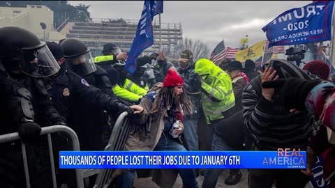 REAL AMERICA -- Dan Ball W/ Roxanne Mathai, Americans Who Lost Their Job due to Jan. 6th, 2/14/23