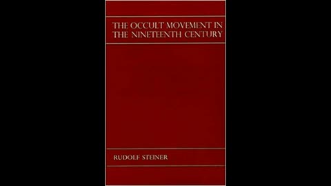 Occult Movements in the 19th Century By Rudolf Steiner