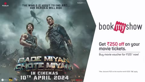 Bade Miyan Chote Miyan-Official Hindi Trailer - Akshay, tiger,prithviraj