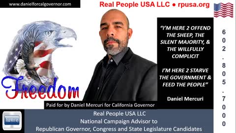 Interview with Daniel Mercuri, California Republican Governor Candidate