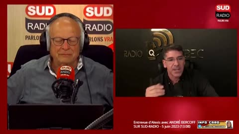 Extrait de l'entrevue d'Alexis avec ANDRÉ BERCOFF SUR SUD-RADIO - 5 juin 2023 - FBI