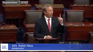 WATCH Rand Paul DEMANDS Unanimous Consent to RESCIND Covid Vax, Mask MANDATE For U.S. Senate Pages