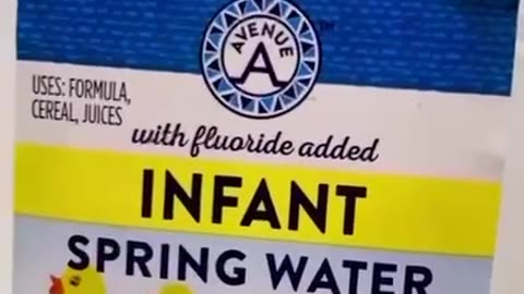 Fluoride in baby water causes cancer!