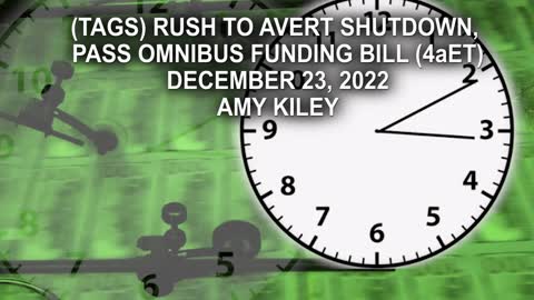Lawmakers expected to pass omnibus and stopgap bills today to avert govt. shutdown