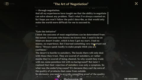 [Fontaine World Quest] Scenes from Life in Meropide: The Art of Negotiation