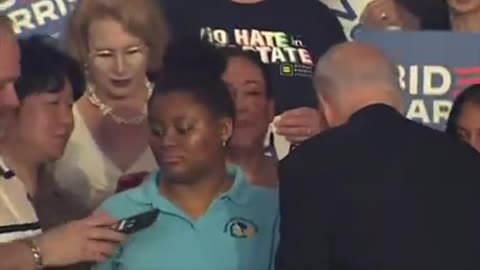 Someone just learned pedo joe doesn't sniff the black girls