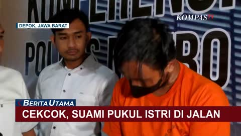 Miris! Suami Pukul Istri di Tempat Umum, Sang Anak Ikut Saksikan Aksi Kekerasan