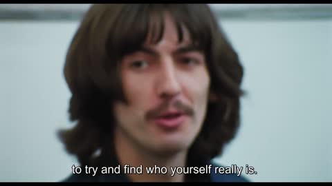The Beatles Get Back 2021 George Harrison joke about being yourself