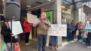 Billboard Battalion VFF Protest 05 August 2023 - Craig Kelly Speech