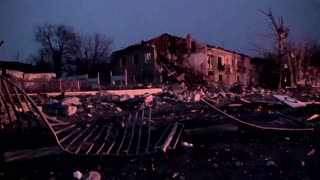 Locals describe destruction after Russian shelling