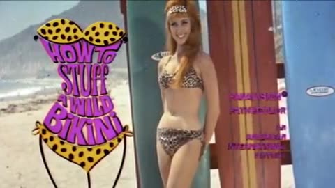 HOW TO STUFF A WILD BIKINI Annette Funicello movie trailer (1965)