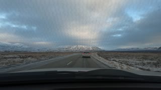 Driving to Thingvellir national park