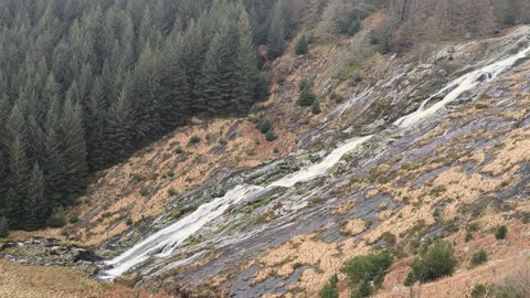 Glenmacnass waterfall, Newtown park, Wicklow scenic route, Ireland
