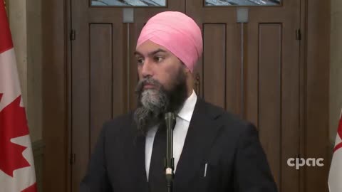 Canada: NDP Leader Jagmeet Singh speaks with reporters on Parliament Hill – March 29, 2023