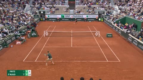 Taylor Fritz vs Casper Ruud/ Round 4/ French Open 2024 Highlights!