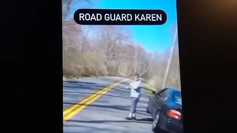 Road rage Karen