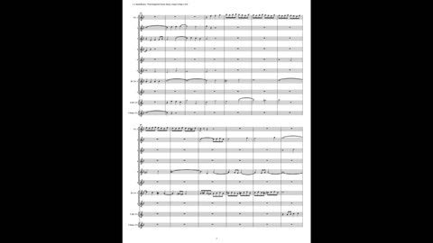 J.S. Bach - Well-Tempered Clavier: Part 1 - Fugue 04 (Clarinet Choir)