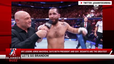 UFC Legend Jorge Masvidal Says Both President And Gov. DeSantis Are The Greatest