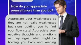 How do you appreciate yourself more than you?