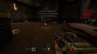 Quake 2 (2023 Remaster) 100% Playthrough, Unit 1, level 3 and Secret level