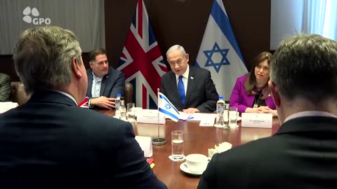 ISRAEL: Netanyahu meets UK's Cameron, Germany's Baerbock after Iran's attack!