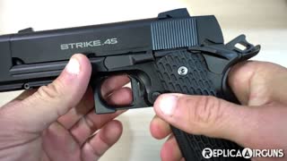Tokyo Marui Strike Warrior .45 1911 GBB Airsoft Pistol Table Top Review