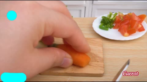 How to Make Miniature Spaghetti Meatballs | Small Cake | Miniature Recipes