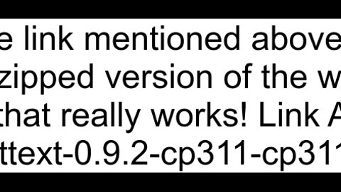 Unable to install fastText for python on windows