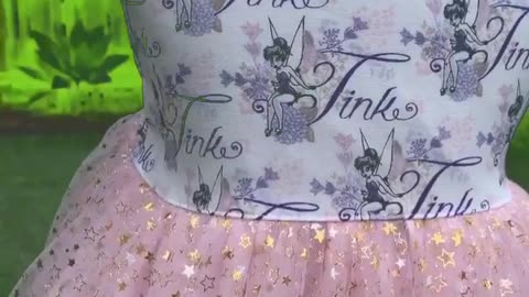 Handmade Tinker Bell Fairy Tulle Dress - Handmade in Australia