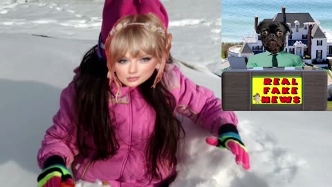 Taylor Swift Loves Eating Snow
