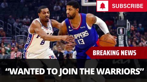 The Clippers Denied The Warriors Paul George