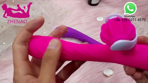 Silicone Electric Adult Sex Toy Vibrating Rotation Licking Tongue Dildo Vibrator in 2023#factory#B2B