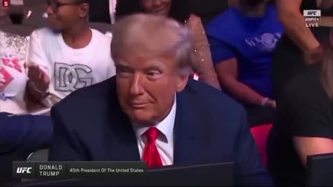 President Trump Gets A Big Cheer At UFC