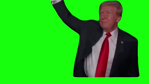 Trump Walking In | Green Screen