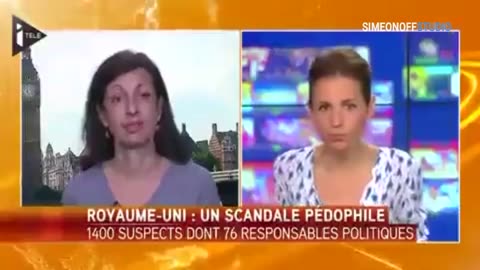 French TV released a report on the huge network of pedophiles in Britain.