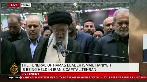 Funeral services for Hamas political leader Ismail Haniyeh begins in Tehran