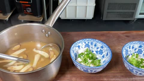 Kinoko Miso Shiru - Mushroom Miso Soup