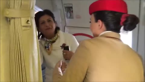 Emirates Crew surprises her mother on board- Emirates Airline