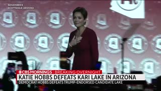 Democrat Katie Hobbs defeats Republican Kari Lake in race for Arizona governor