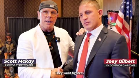 Patriot StreetFighter and “Tipping Point” Host Endorses Nevada Governor Candidate Joey Gilbert