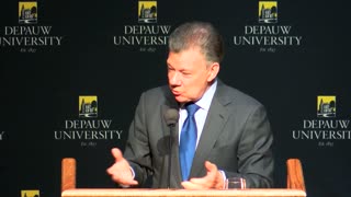 October 22, 2018 - Juan Manuel Santos Ubben Lecture at DePauw University (Highlights)