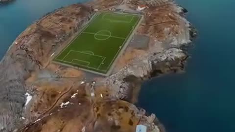 The most incredible football field