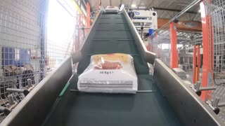 Complete Packaging Line for Pet Food (Dosing, Bagging, Palletizing and Wrapping)