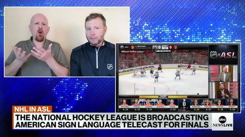 NHL to broadcast ASL telecast for Stanley Cup Final ABC News