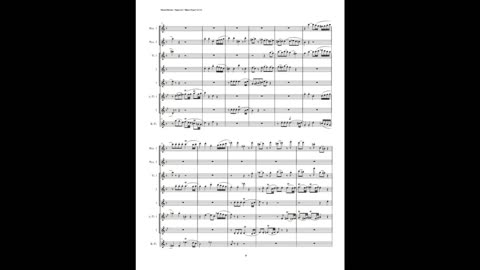 W.A. Mozart – Fugue in C Minor, K426 (Flute Octet)