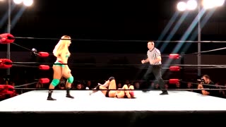 Stormie Lee vs Tracy Taylor Arcadian Wrestling 2016