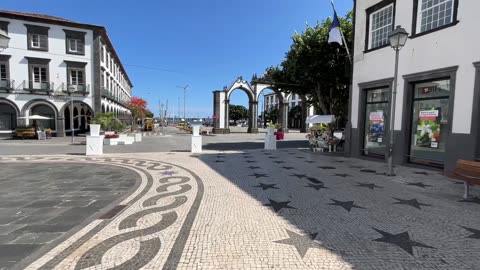 LIVE: Summerday Walk City Center / Portas do Mar - Ponta Delgada Azores Portugal - 19.07.2023 #IRL