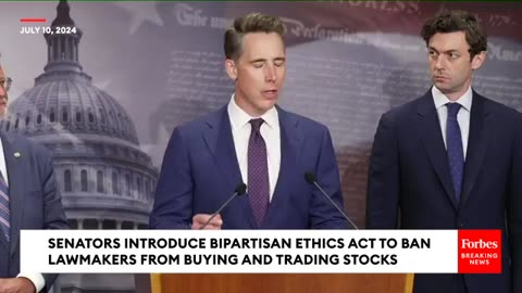 Senators Introduce Bipartisan ETHICS Act To Ban Lawmakers From Buying And Trading Stock